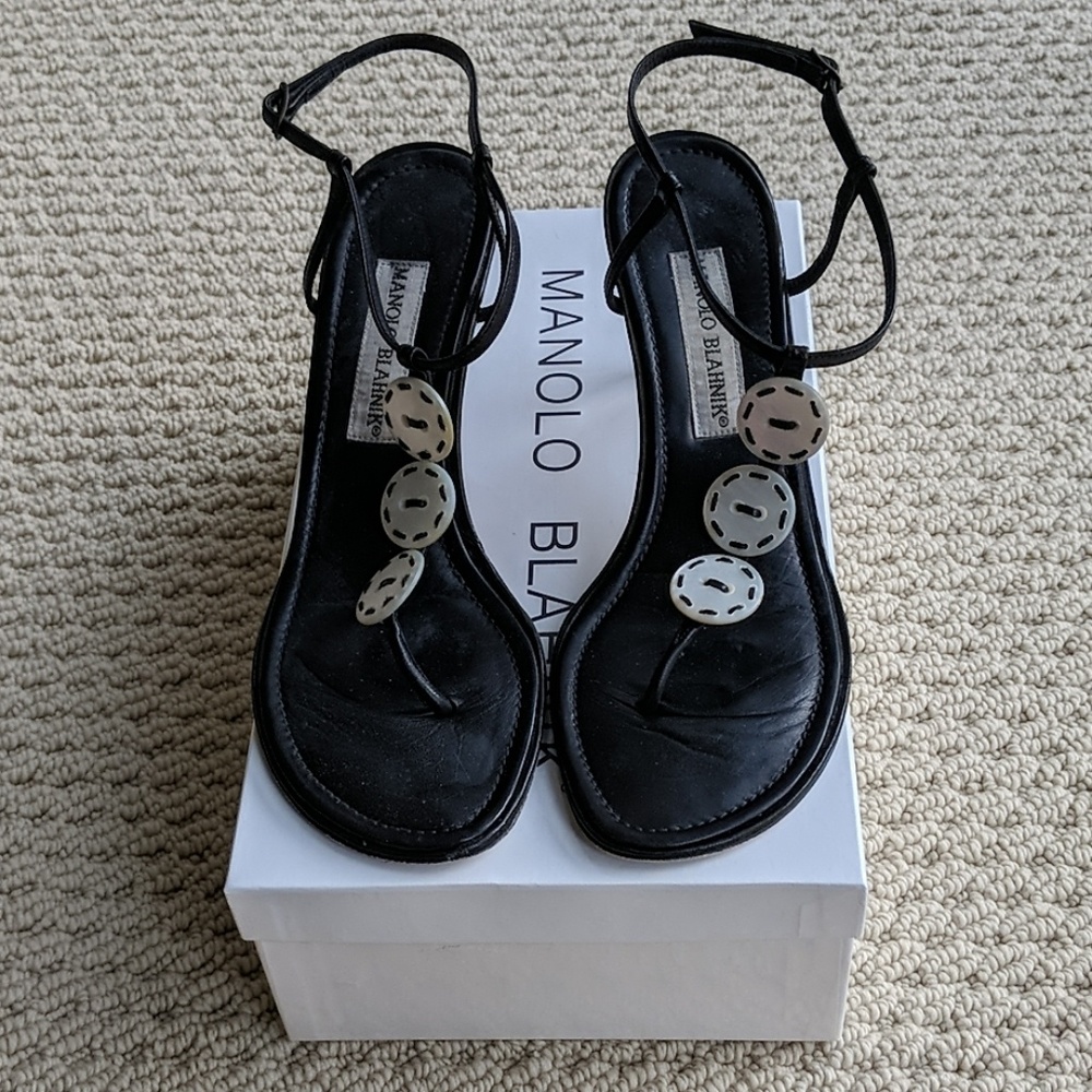 Manolo Blahnik Thong Sandal